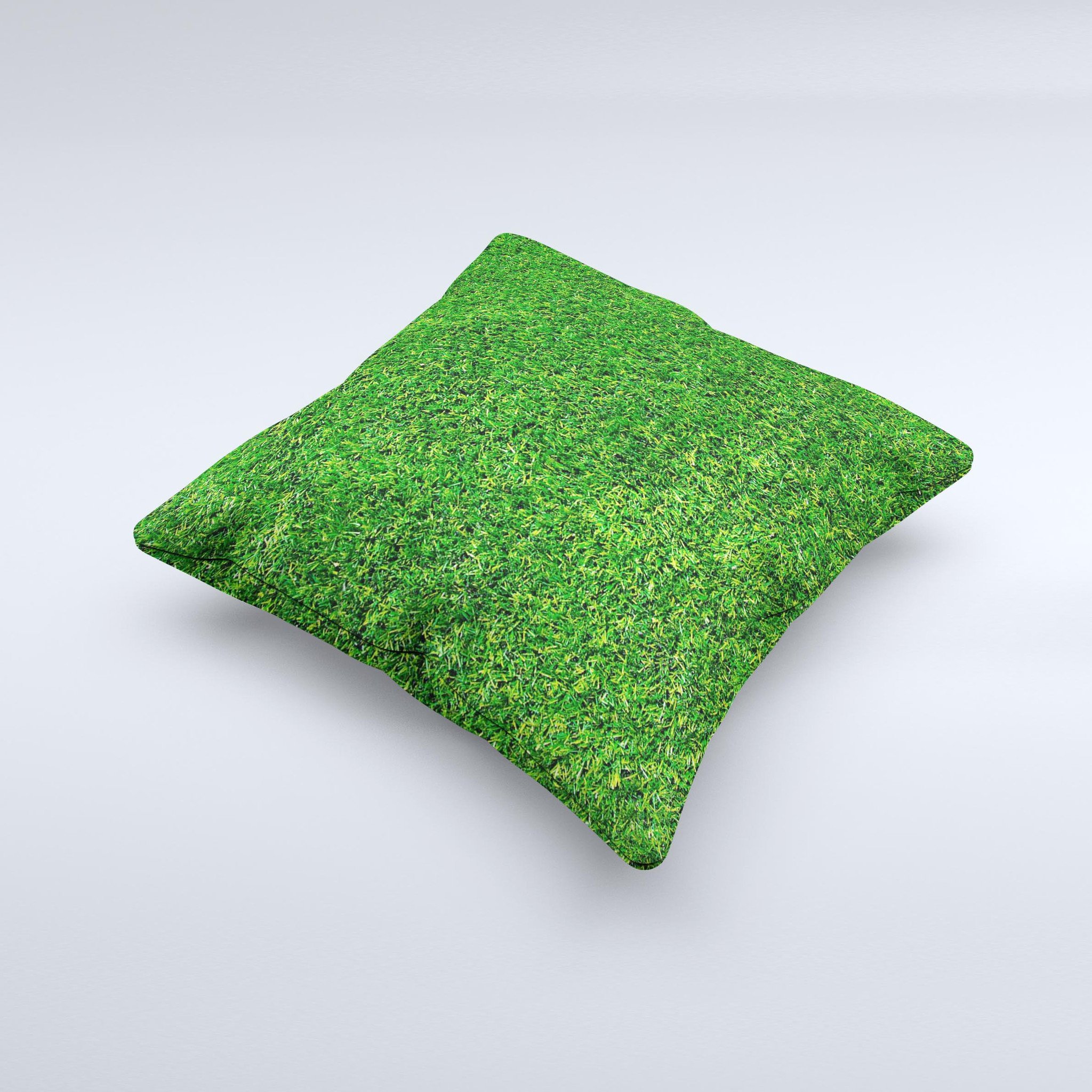 GreenTurf Ink-Fuzed Decorative Throw Pillow featuring unique hand-produced graphic design, crafted in Virginia with high-quality materials.